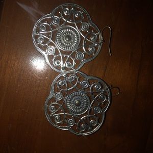 Silver Dangling Earrings